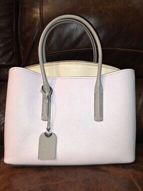 Kate Spade New York Margaux Large Satchel - Lilac/Cream - EUC